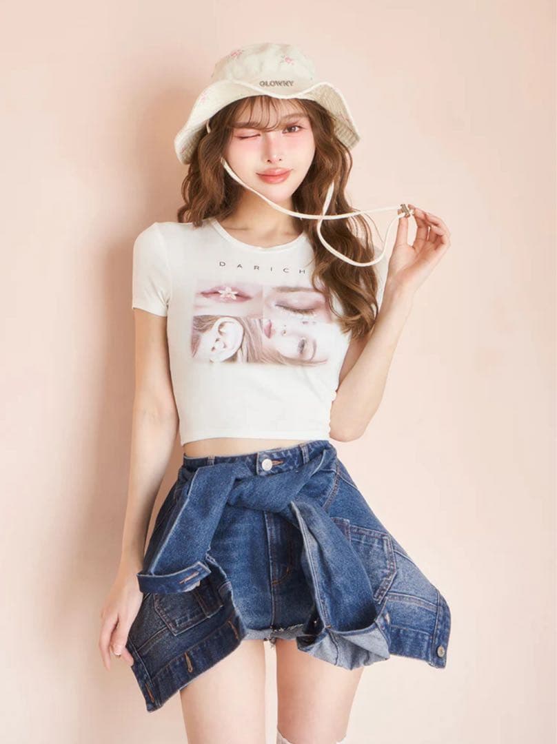 【即完売品】darich ダーリッチ　ドッキングデザインデニムショートパンツ　S