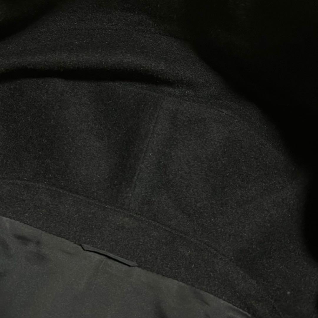 美品　アナイ　アンゴラ混　ボリュームショールカラー　シャルムショートコート　黒