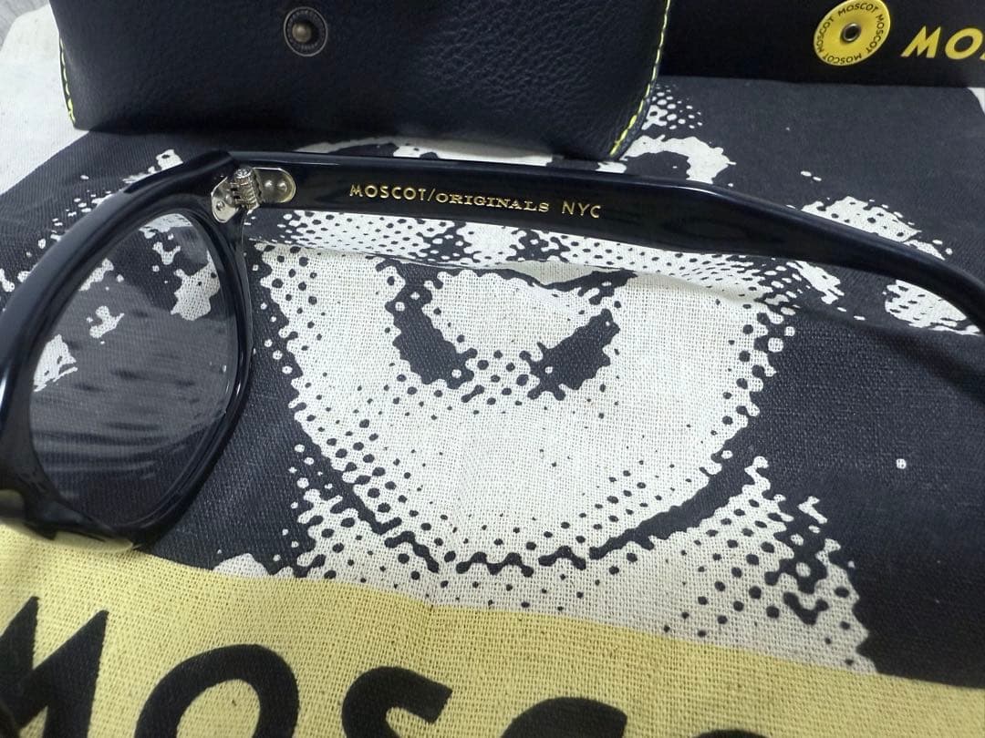 【美品】MOSCOTモスコット サングラス レムトッシュ 46 正規品