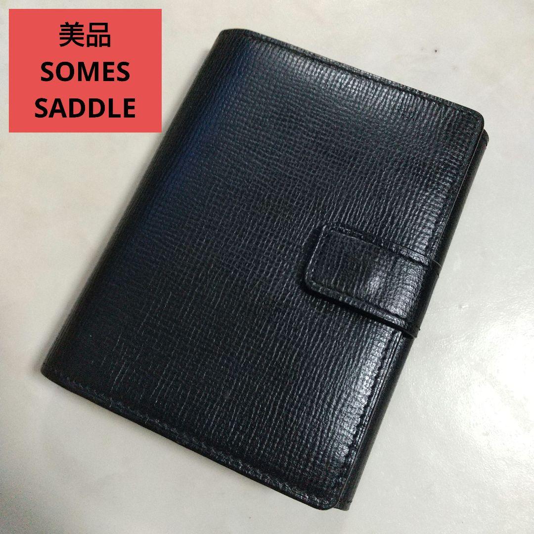 美品 SOMES SADDLE ソメスサドル 折り財布 レザー 男女兼用 本革