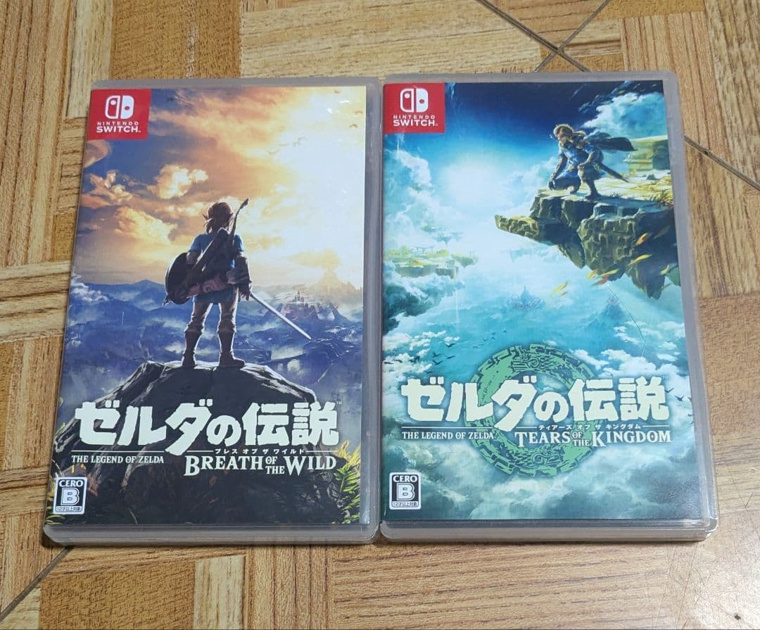 Switch　ゼルダの伝説　ブレスオブザワイルド　ティアーズオブザキングダム