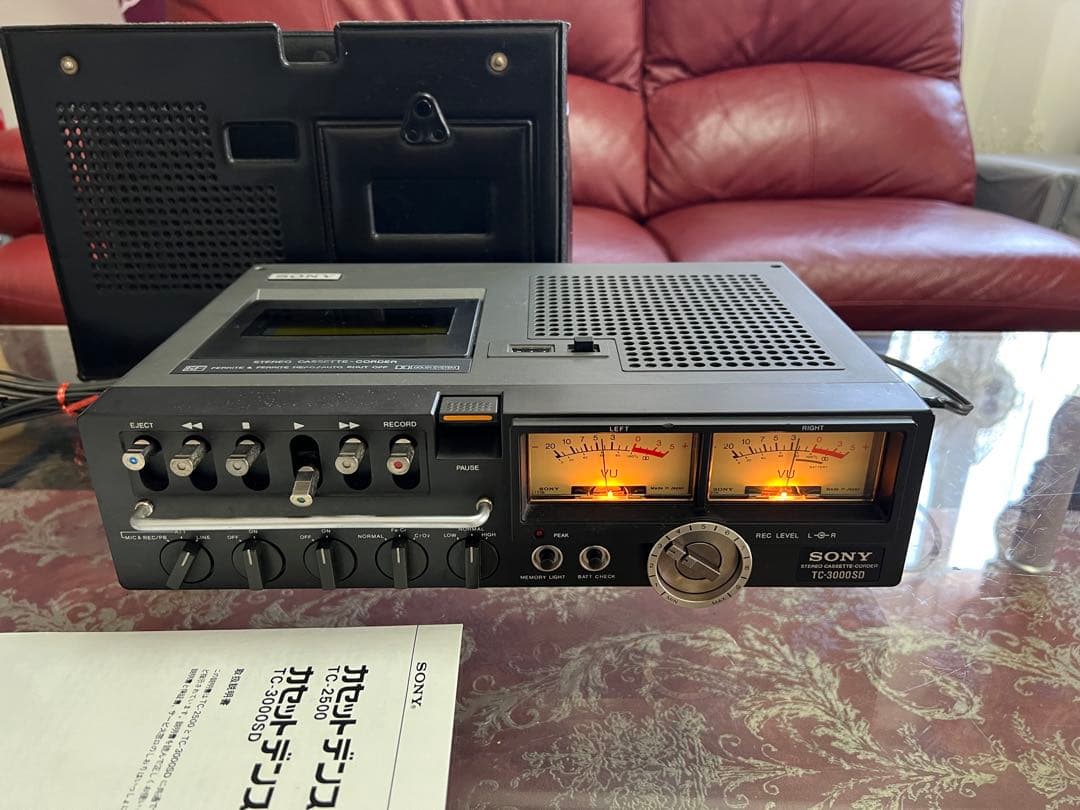 希少SONYソニー TC-3000SDデンスケ3000カセット中古品動作品美品