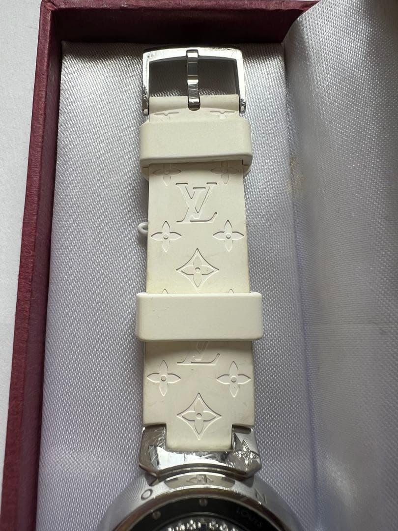 LOUIS VUITTON タンブール 腕時計 クォーツ レディース ダイヤ
