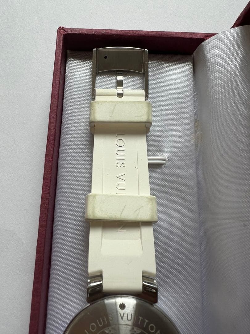 LOUIS VUITTON タンブール 腕時計 クォーツ レディース ダイヤ