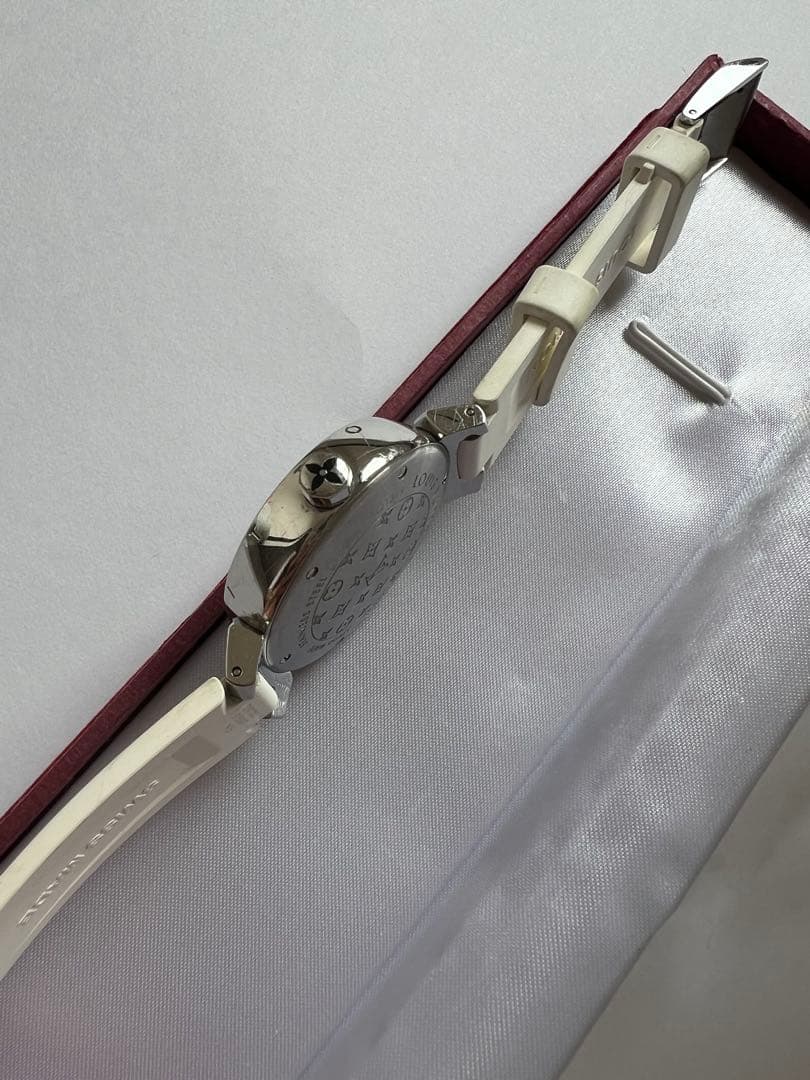 LOUIS VUITTON タンブール 腕時計 クォーツ レディース ダイヤ