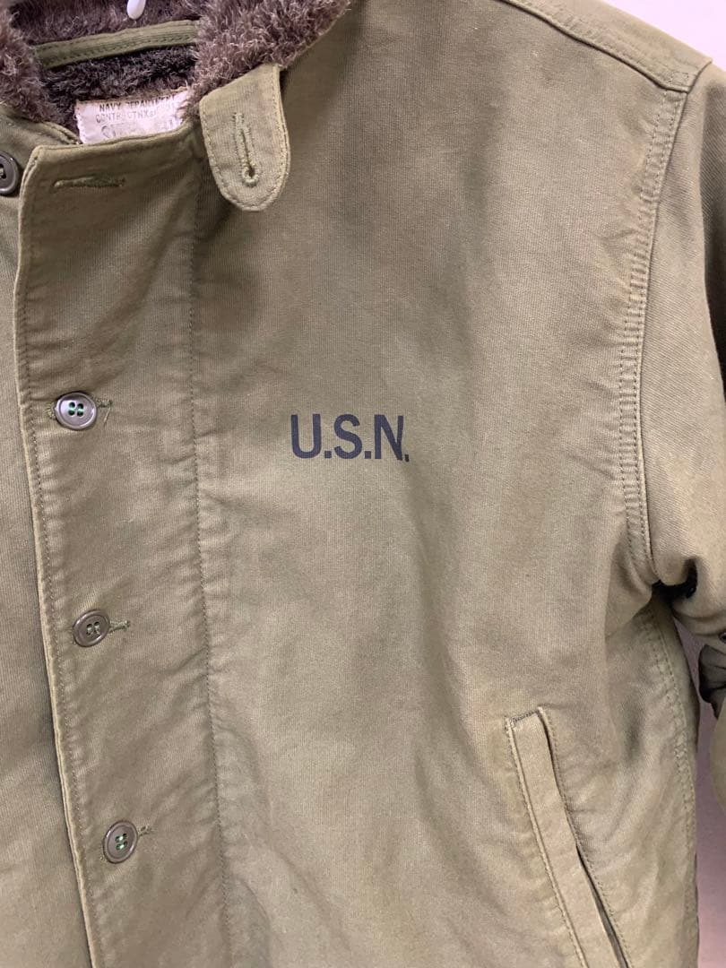 ヒューストン デッキジャケット N-1 裏ボア U.S.N NXsx65913