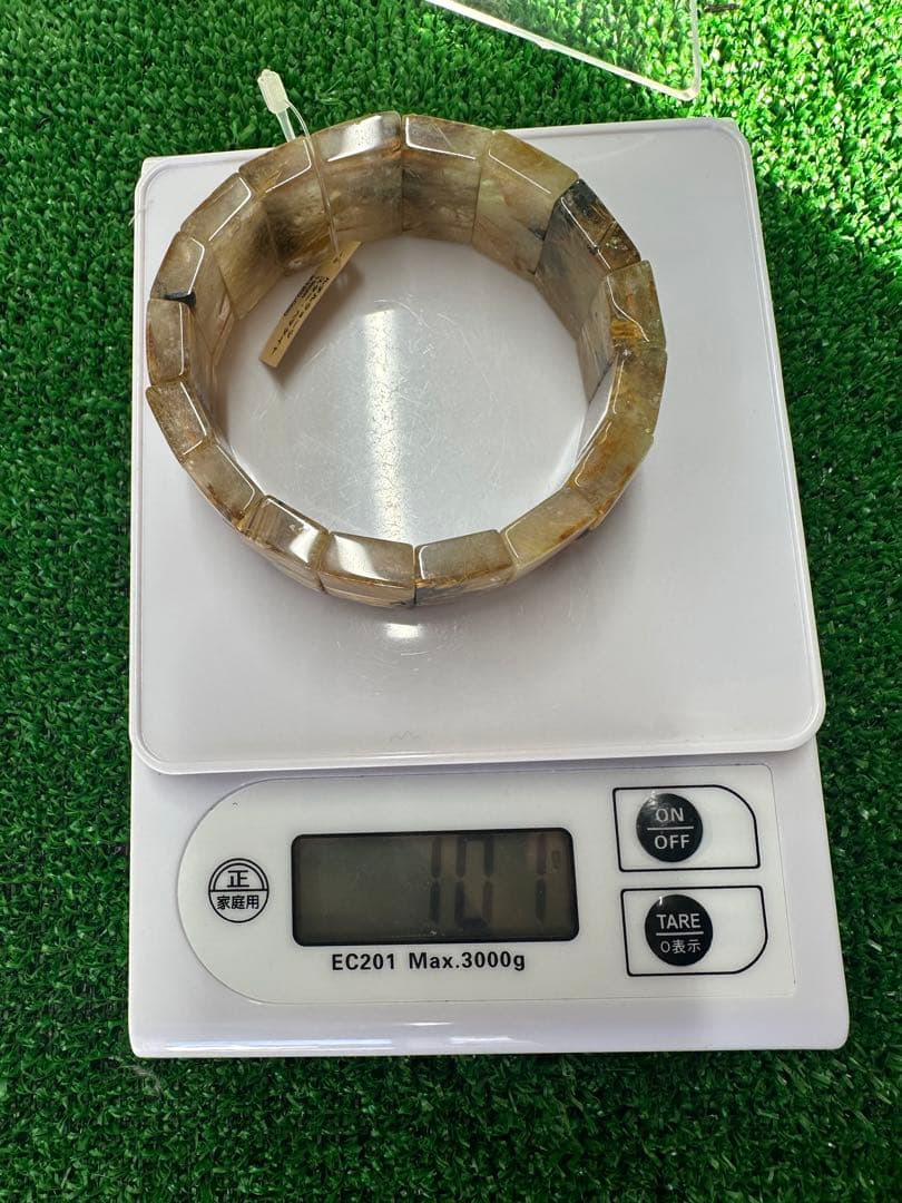 高品質 ルチルクォーツ × ヘマタイト スターブレスレット 天然石