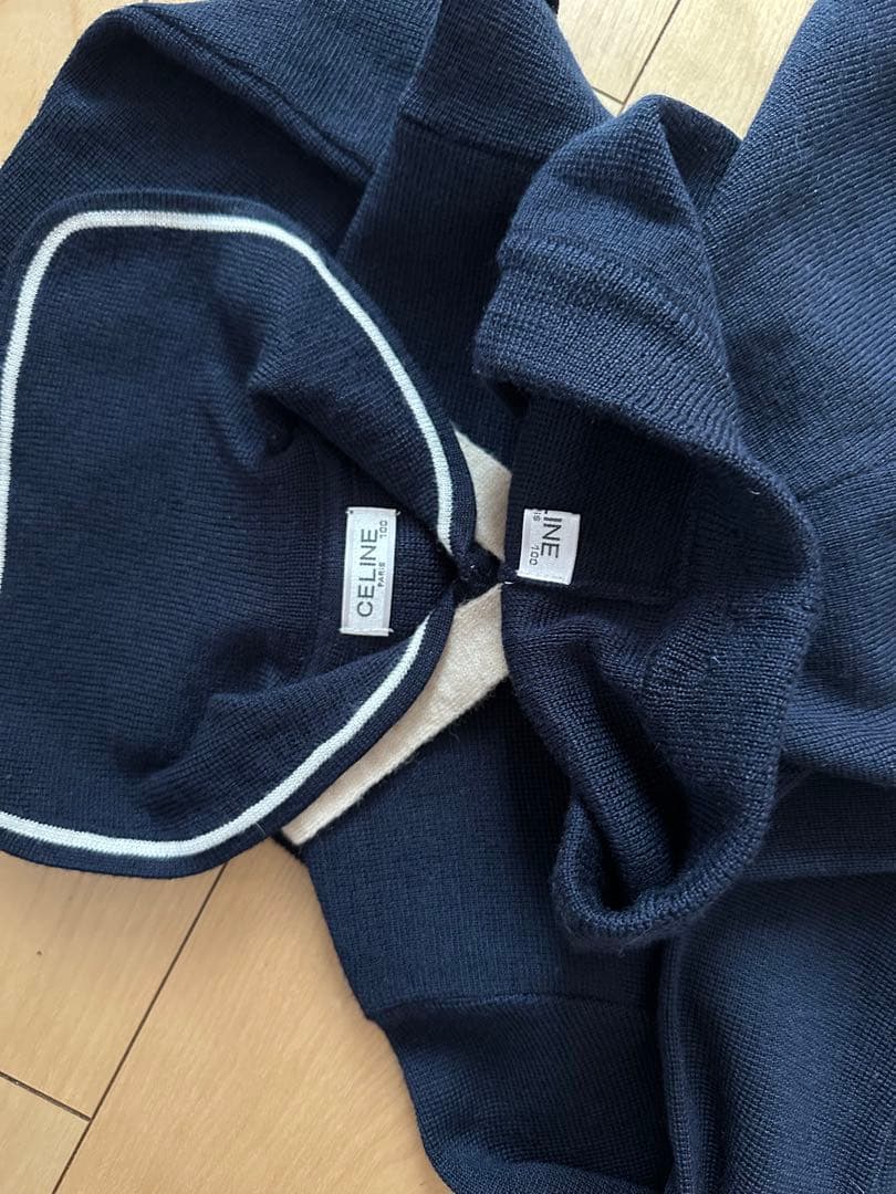 CELINE セーラー襟 上着とショートパンツ セット