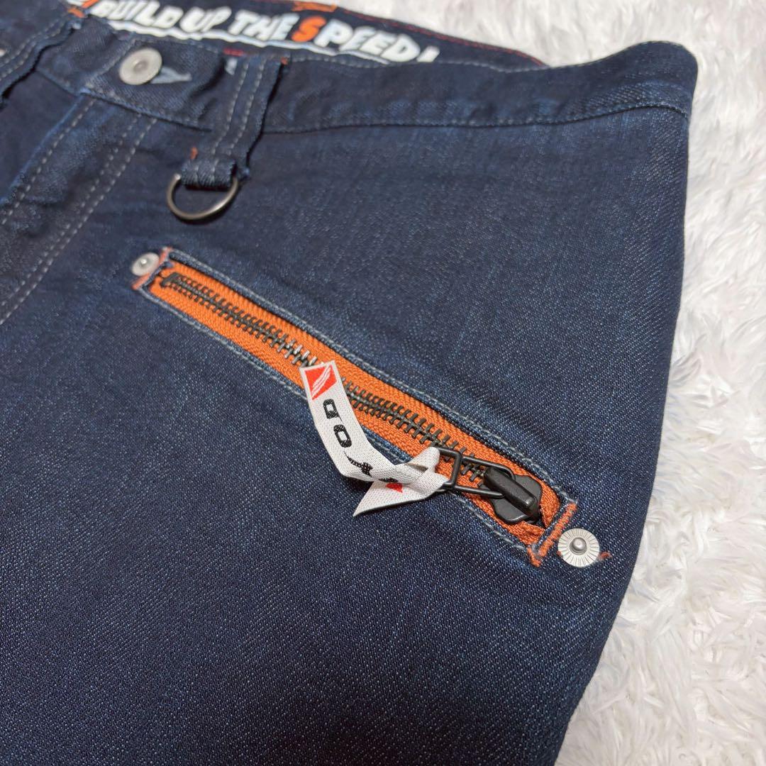 ✨セール中✨ HYOD スポーツデニム ブーツカット バイカー ジーパン 32