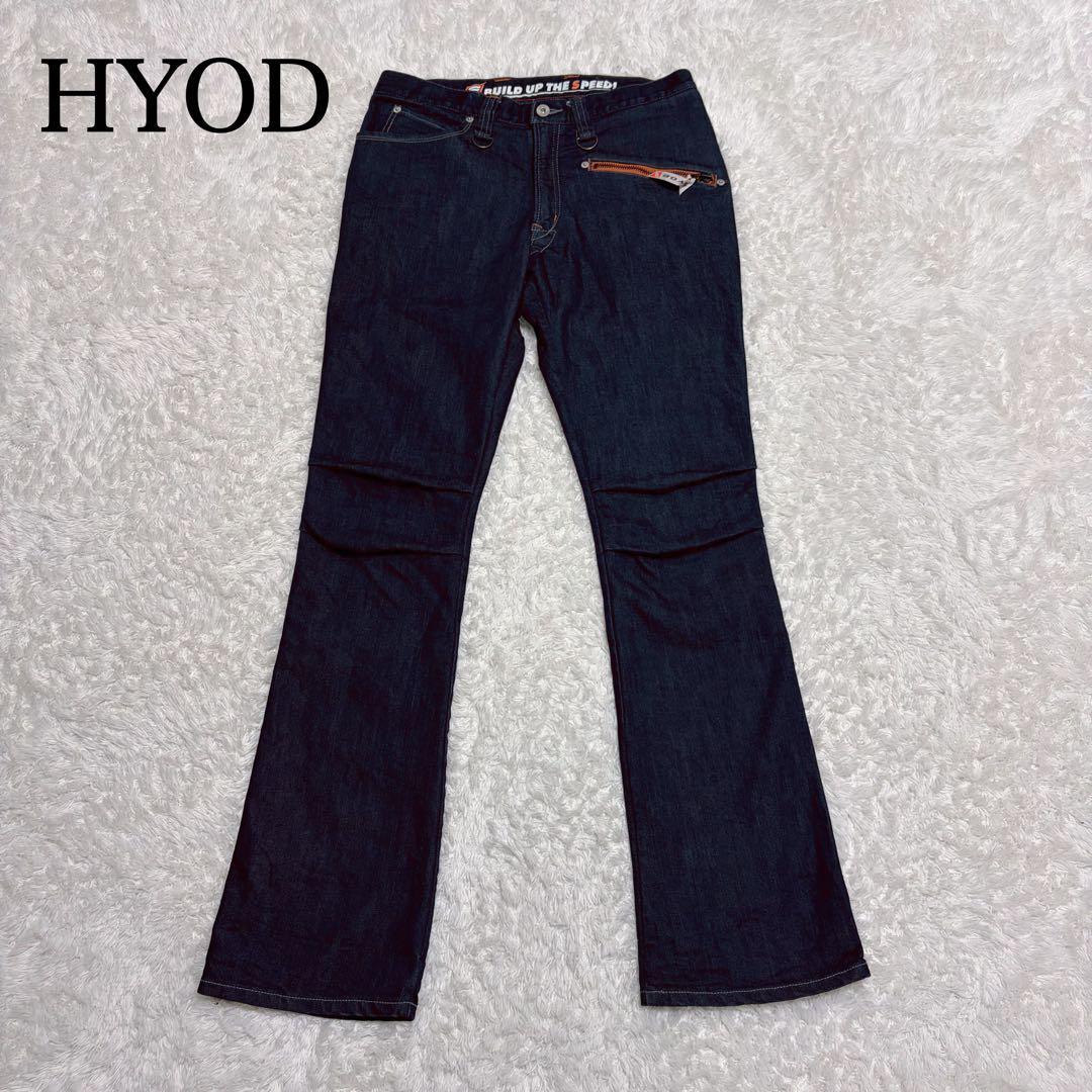 ✨セール中✨ HYOD スポーツデニム ブーツカット バイカー ジーパン 32