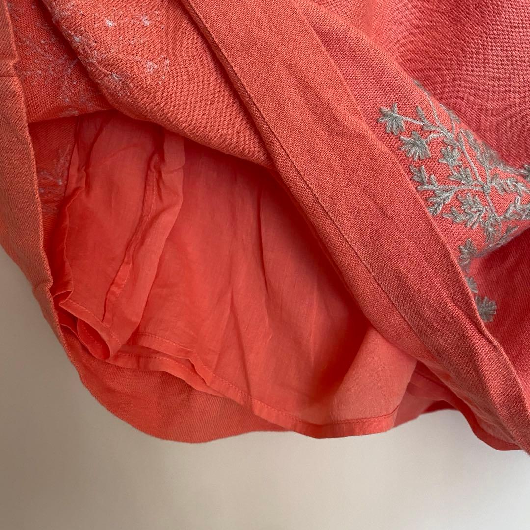 ボンポワン☆刺繍ワンピース☆size10