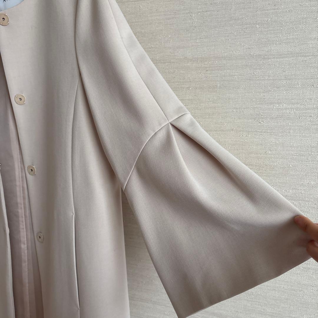 アナイ スプリングコート ノーカラー 38