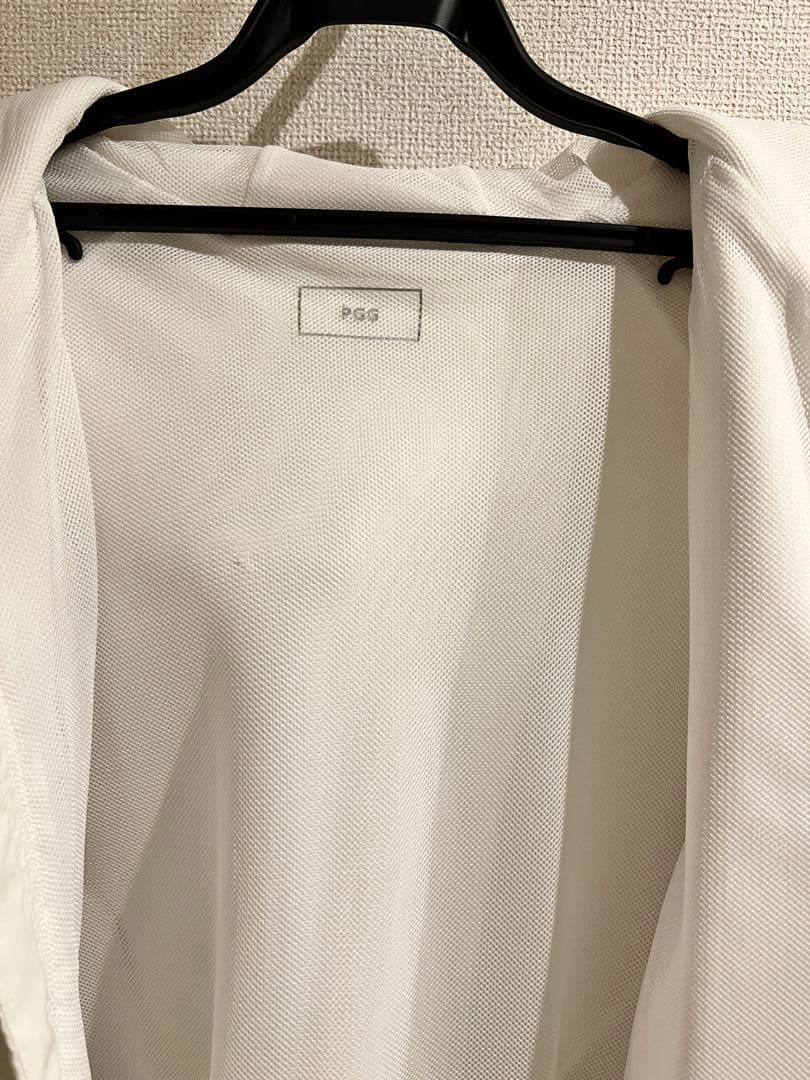pgg ホワイト フリースジャケット フルジップ　サイズ6 パーリーゲイツ