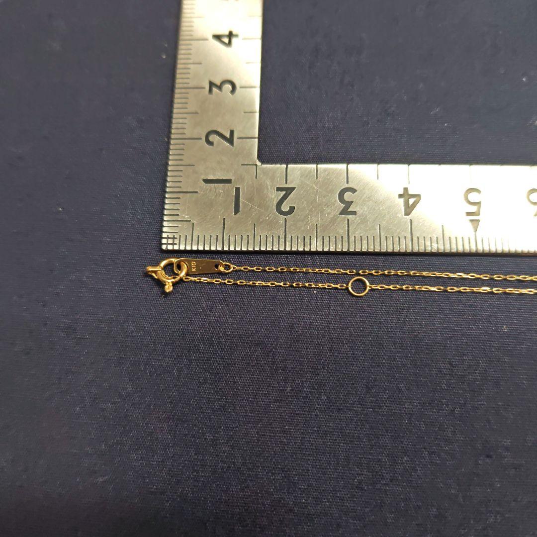 k10YG　ムーンストーン ネックレス　40cm