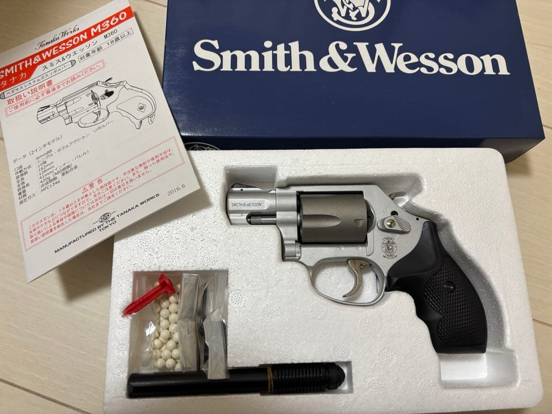 タナカ/ S&W M360 SC .357Magnum ABS＋セラコート