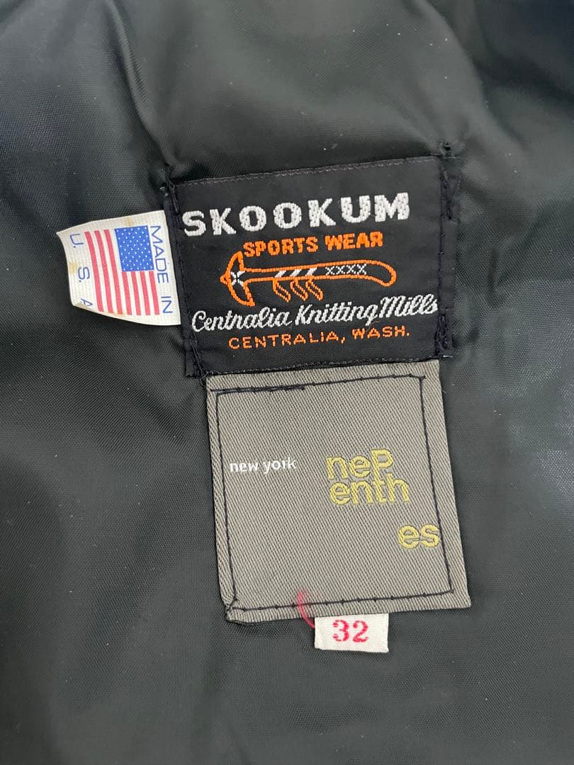 ジャケット・アウター SKOOKUM NEPENTHES Varsity Jacket