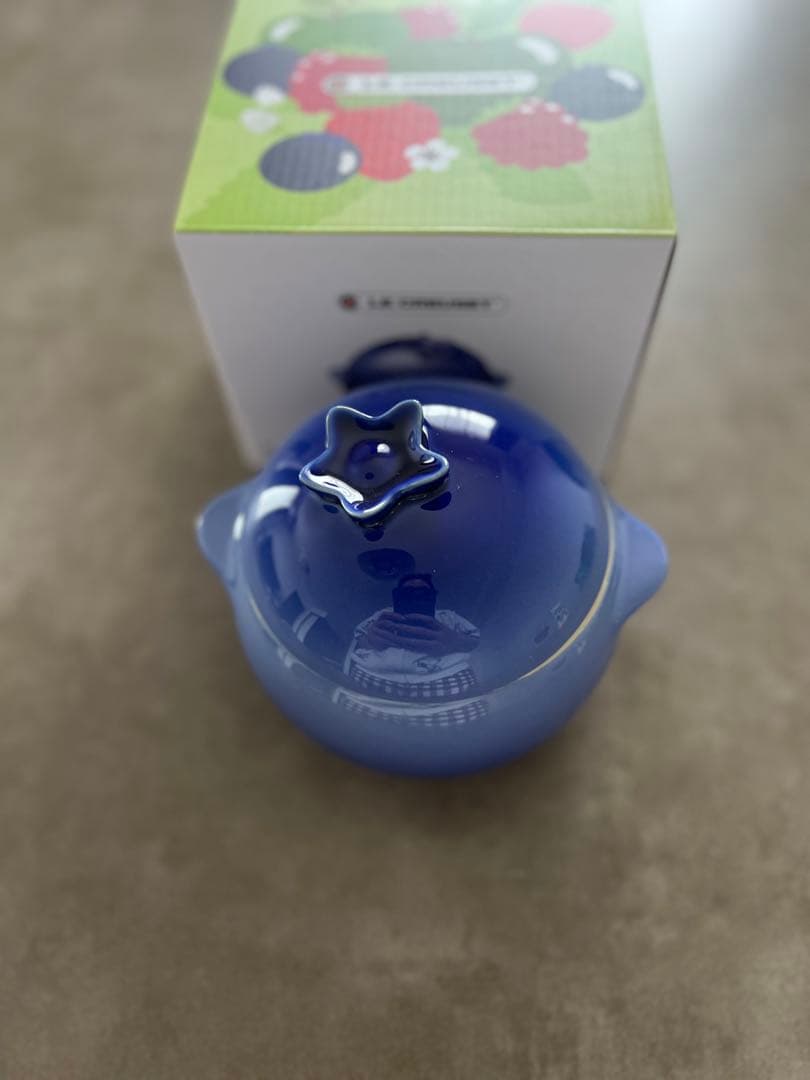 無断転載NG 即日発送　レア　新品　ル・クルーゼ　ミニ・ブルーベリー　小物入れ