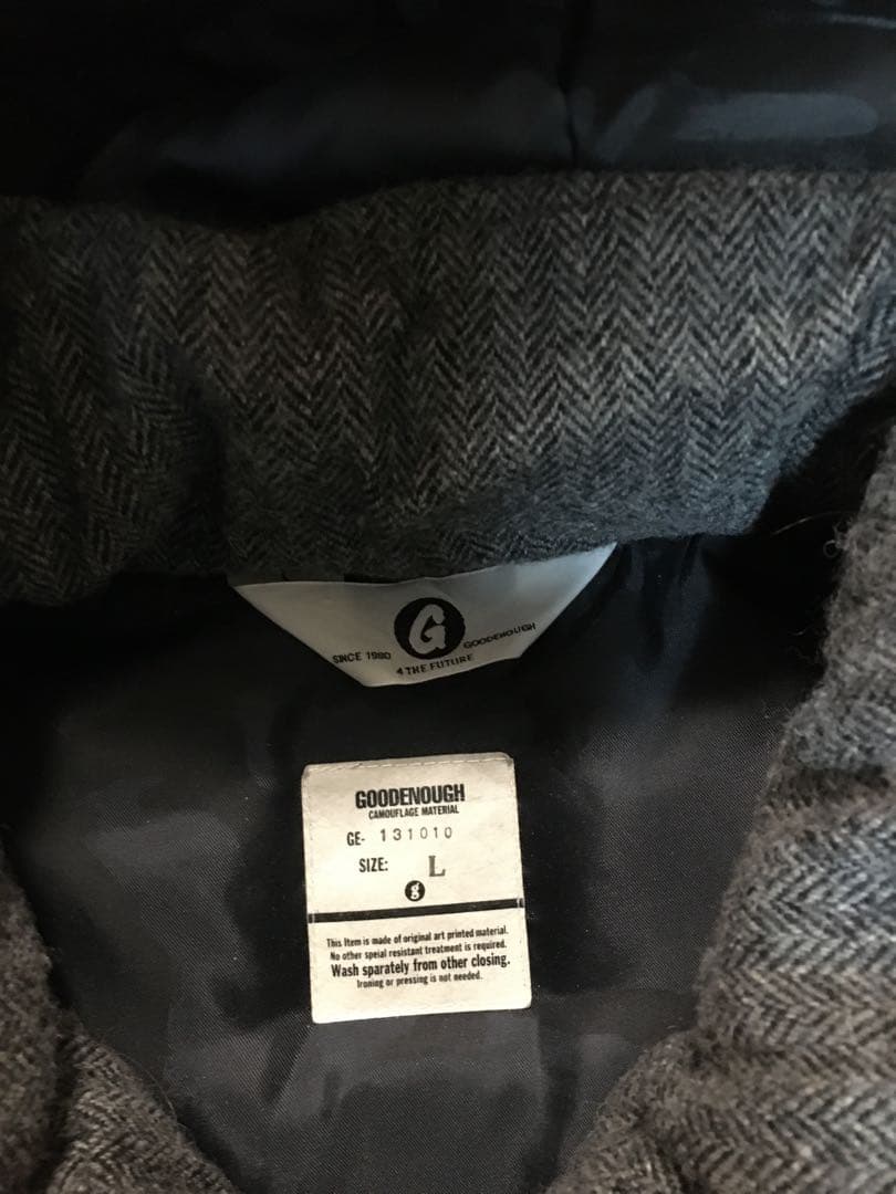 goodenough ツイードダウンベスト
