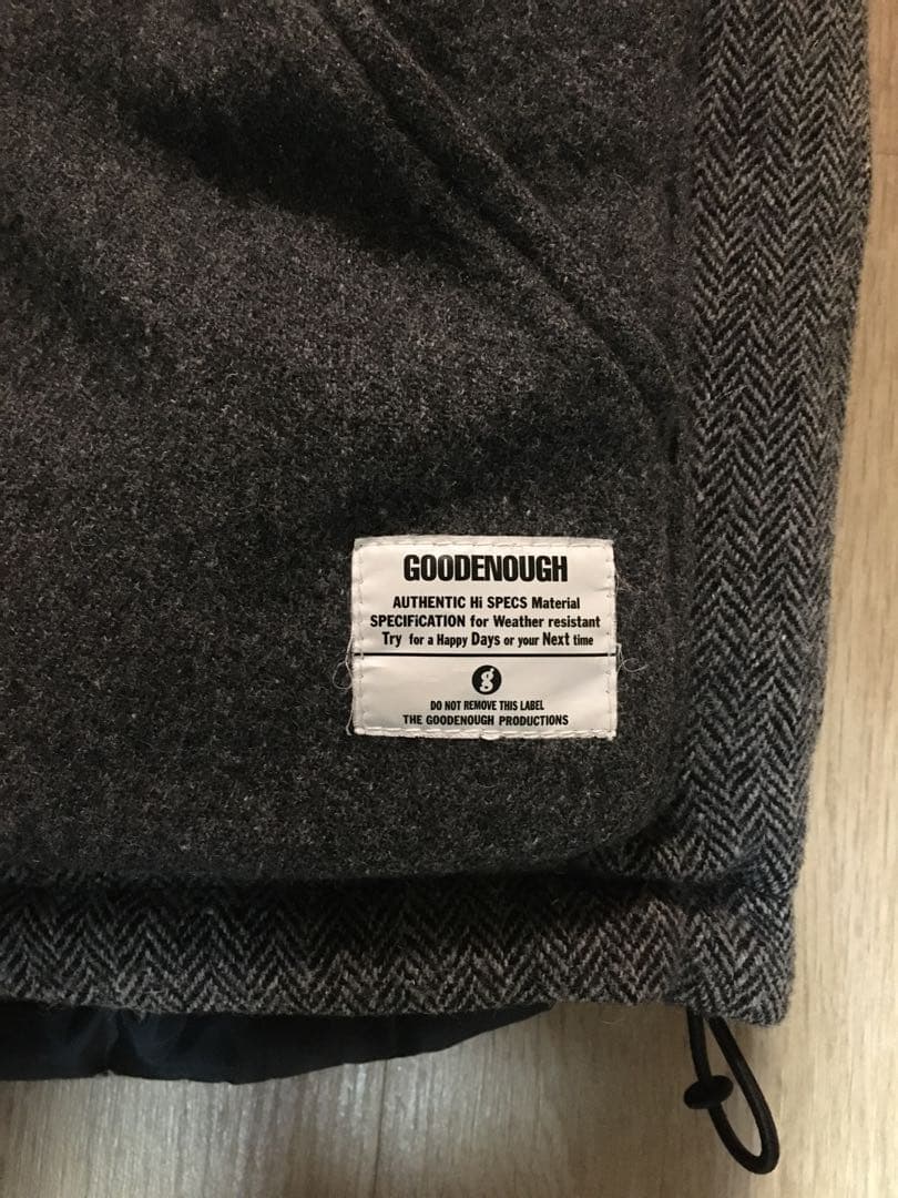 goodenough ツイードダウンベスト