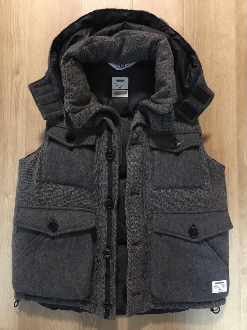 goodenough ツイードダウンベスト