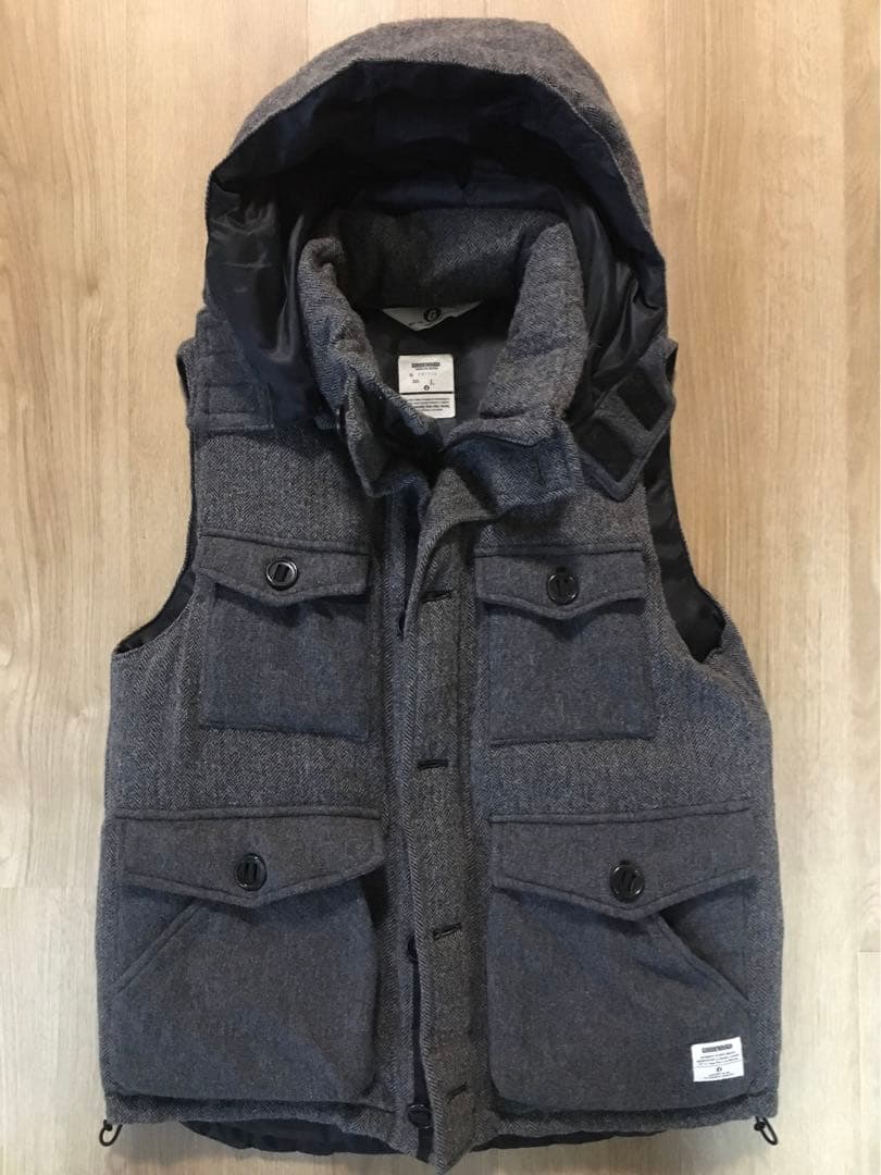 goodenough ツイードダウンベスト