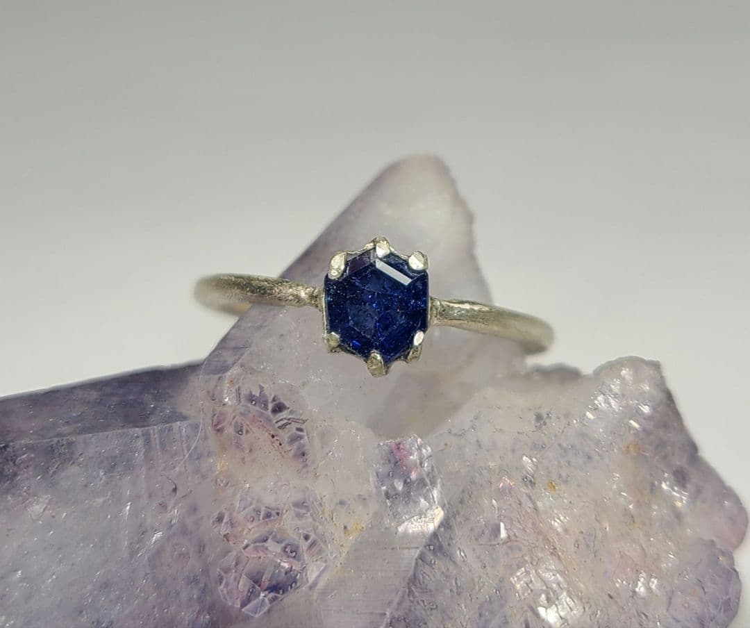 えむえす★スリランカ産ブルーサファイア★リングオーダー