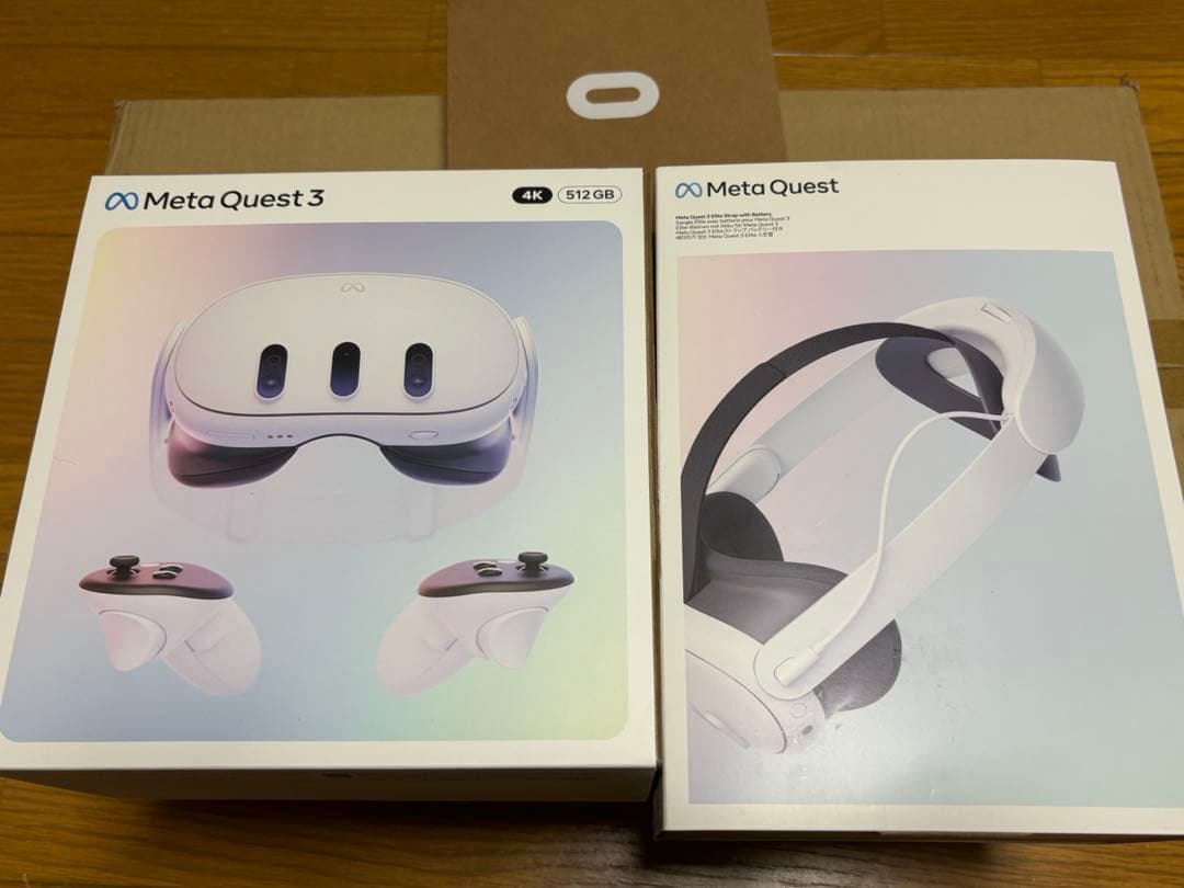 メタクエスト3 512GB +純正EliteBattery +純正ケーブル5m