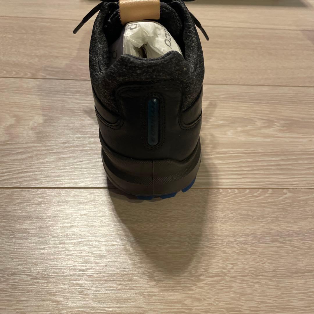 ECCO BIOM ブラックゴルフシューズ