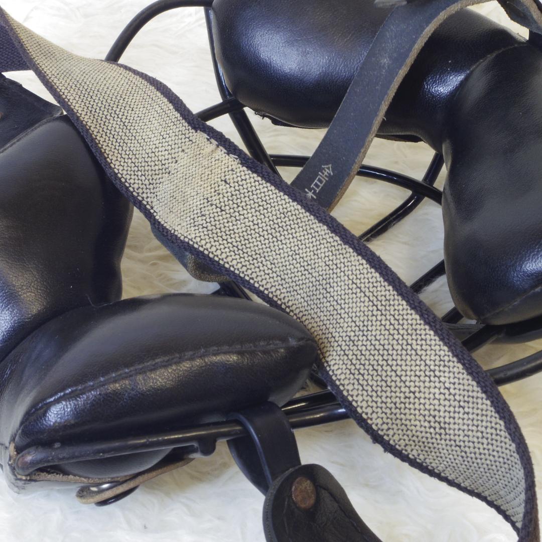 軟式野球３点セット　キャッチャー用レガース、マスク、ヘルメット