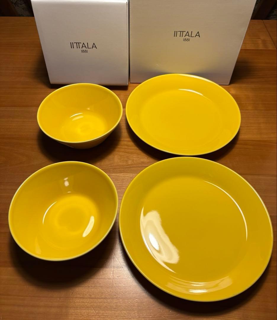 1/18〜発送不可　 ティーマ ハニー プレート2枚・ボウル2枚