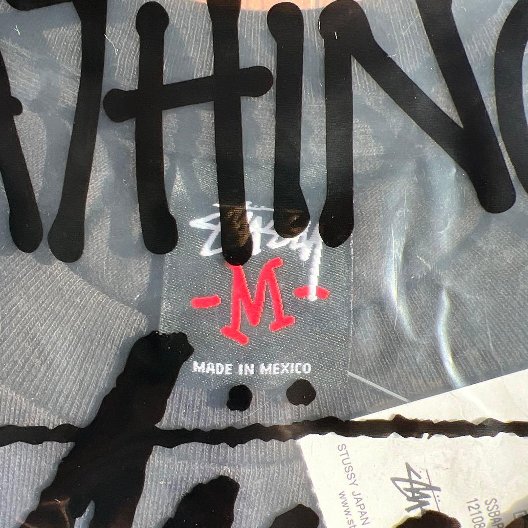 A BATHING APE×stussy30thTシャツ ブルーカモブラックM