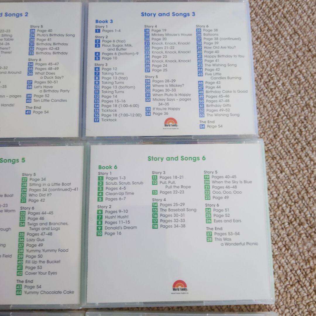 DWE story and songs＆bed time reviews CD