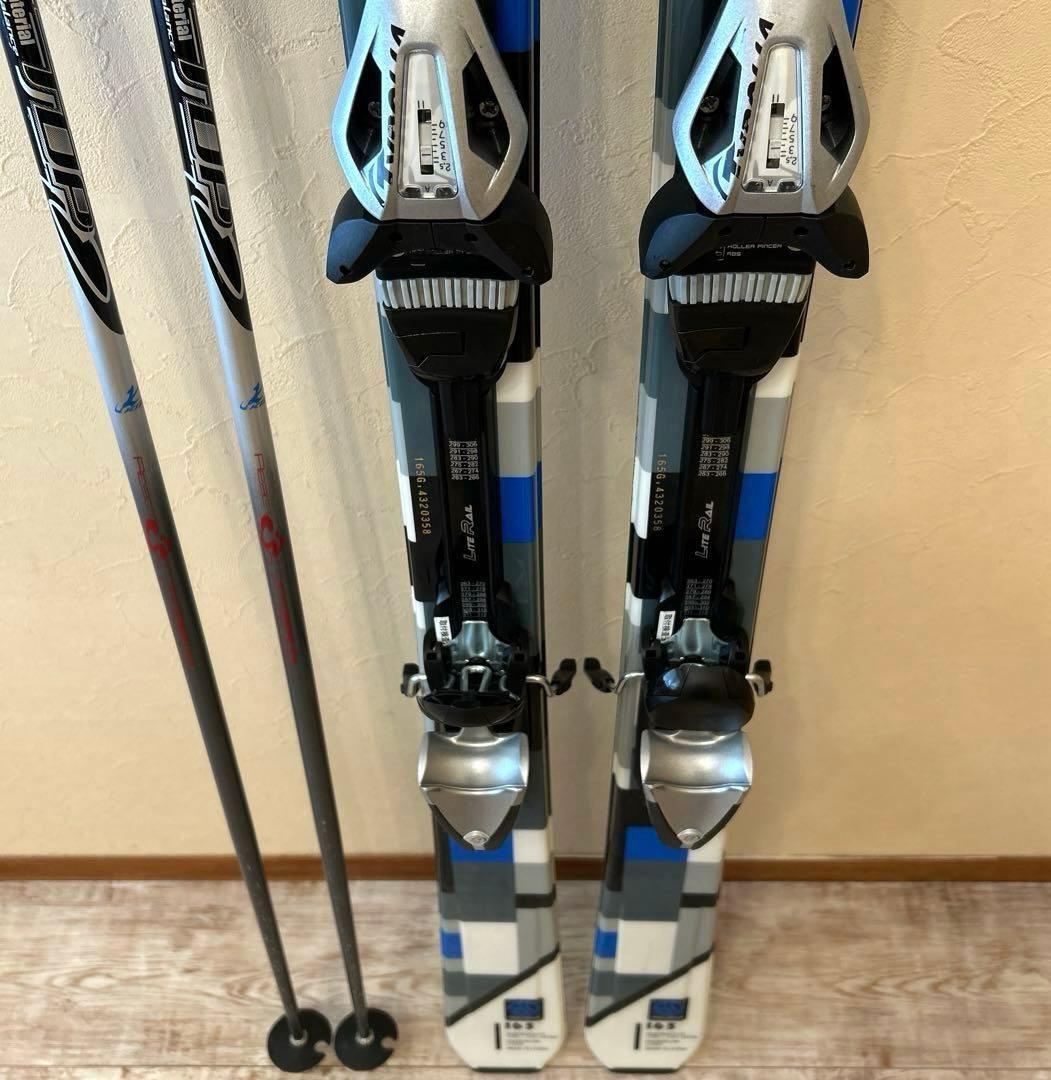 ◾️カービングスキーセット　スキー板165㎝　ブーツ27㎝　メンズ用　男性用