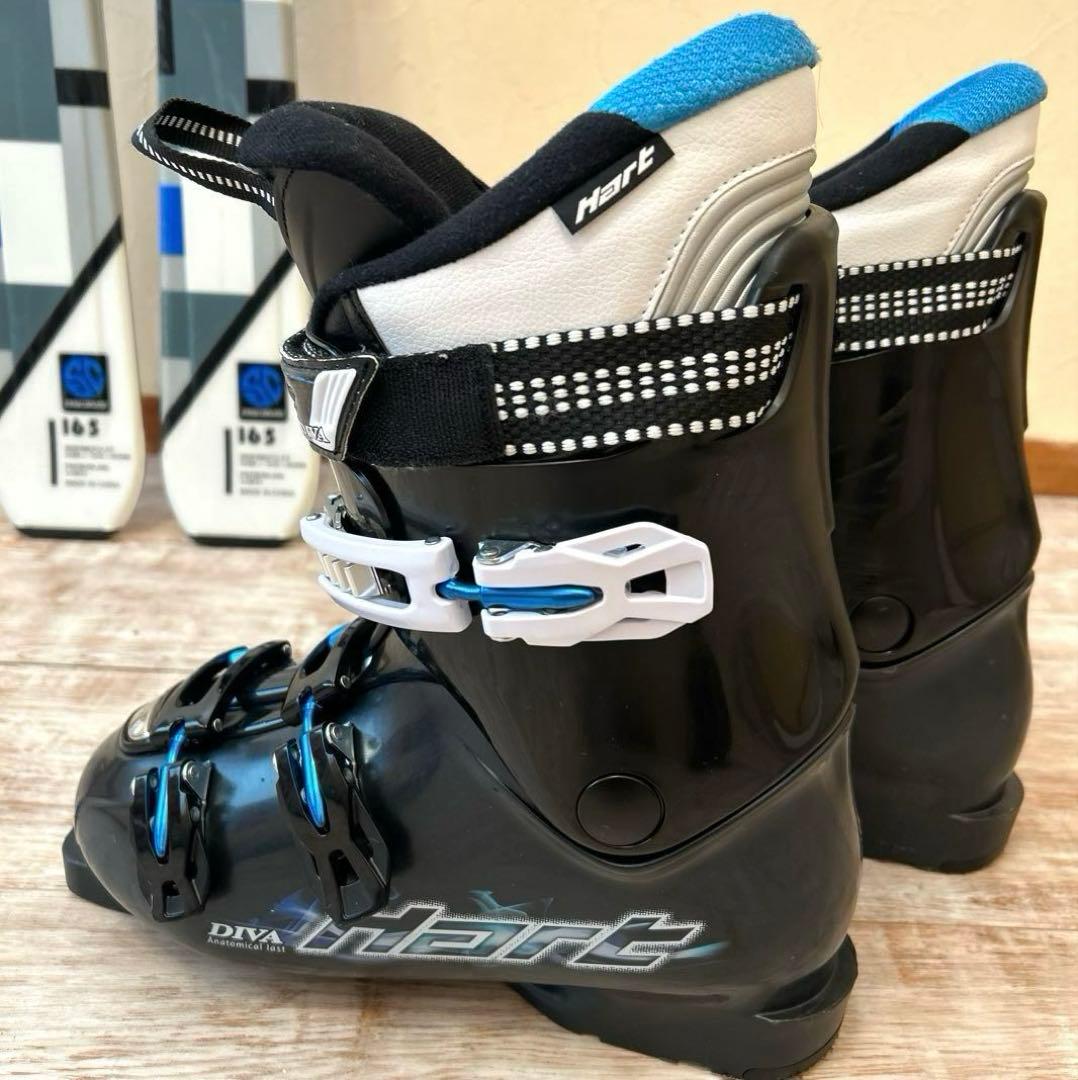 ◾️カービングスキーセット　スキー板165㎝　ブーツ27㎝　メンズ用　男性用