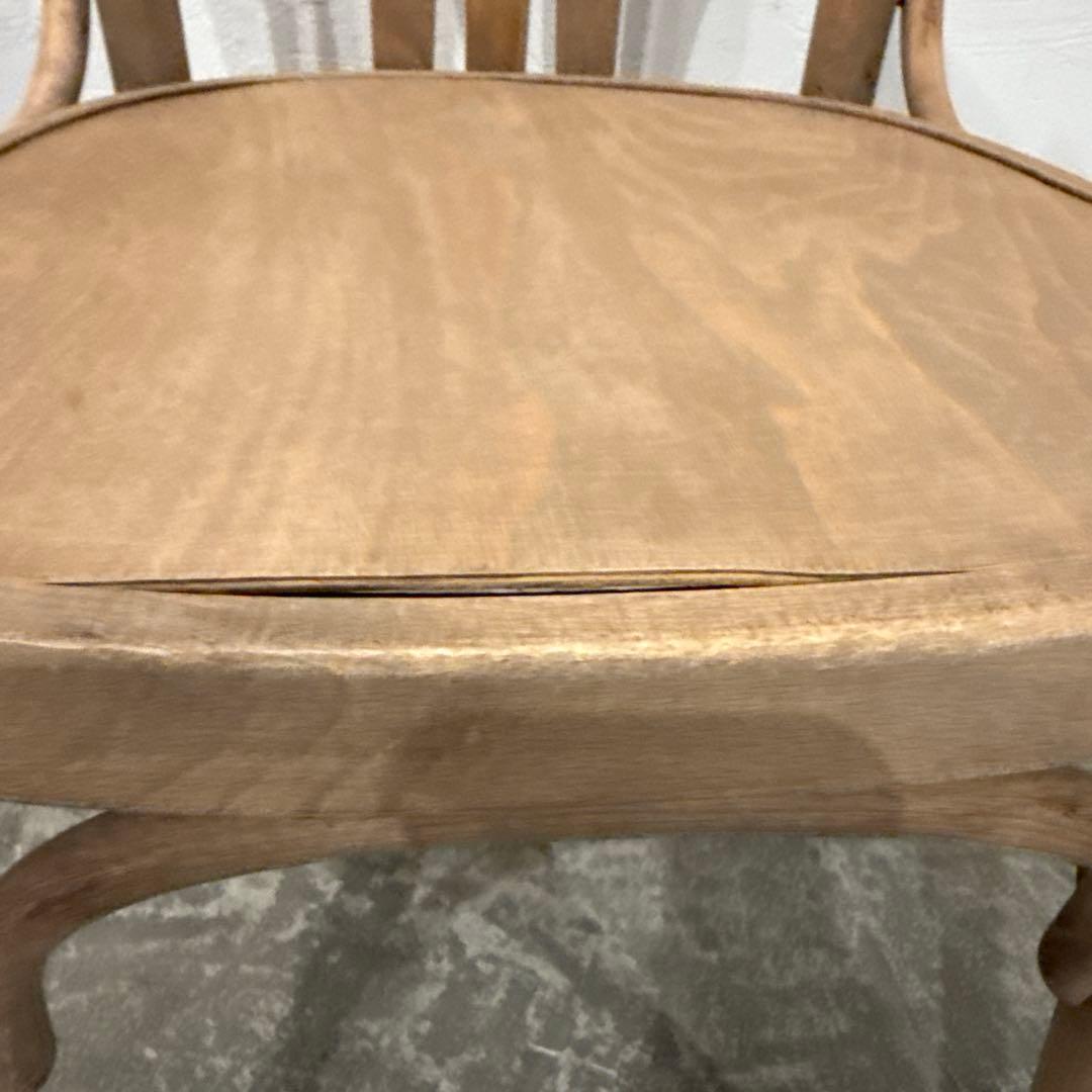 aビンテージ　ダイニングチェア　カフェチェア　剥離