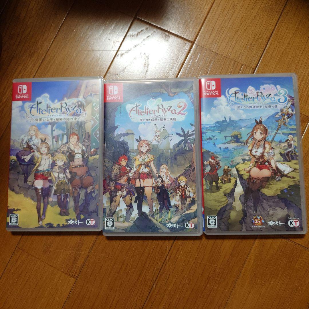 と*つ様 switchソフト　ライザのアトリエ　1〜3部作セット