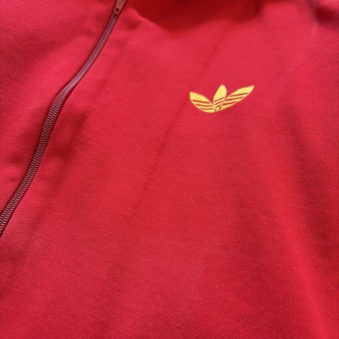 70's 80's adidas アディダス トラックジャケット レッド 4号