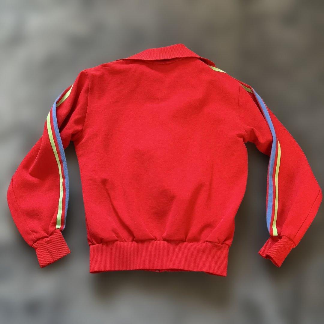 70's 80's adidas アディダス トラックジャケット レッド 4号
