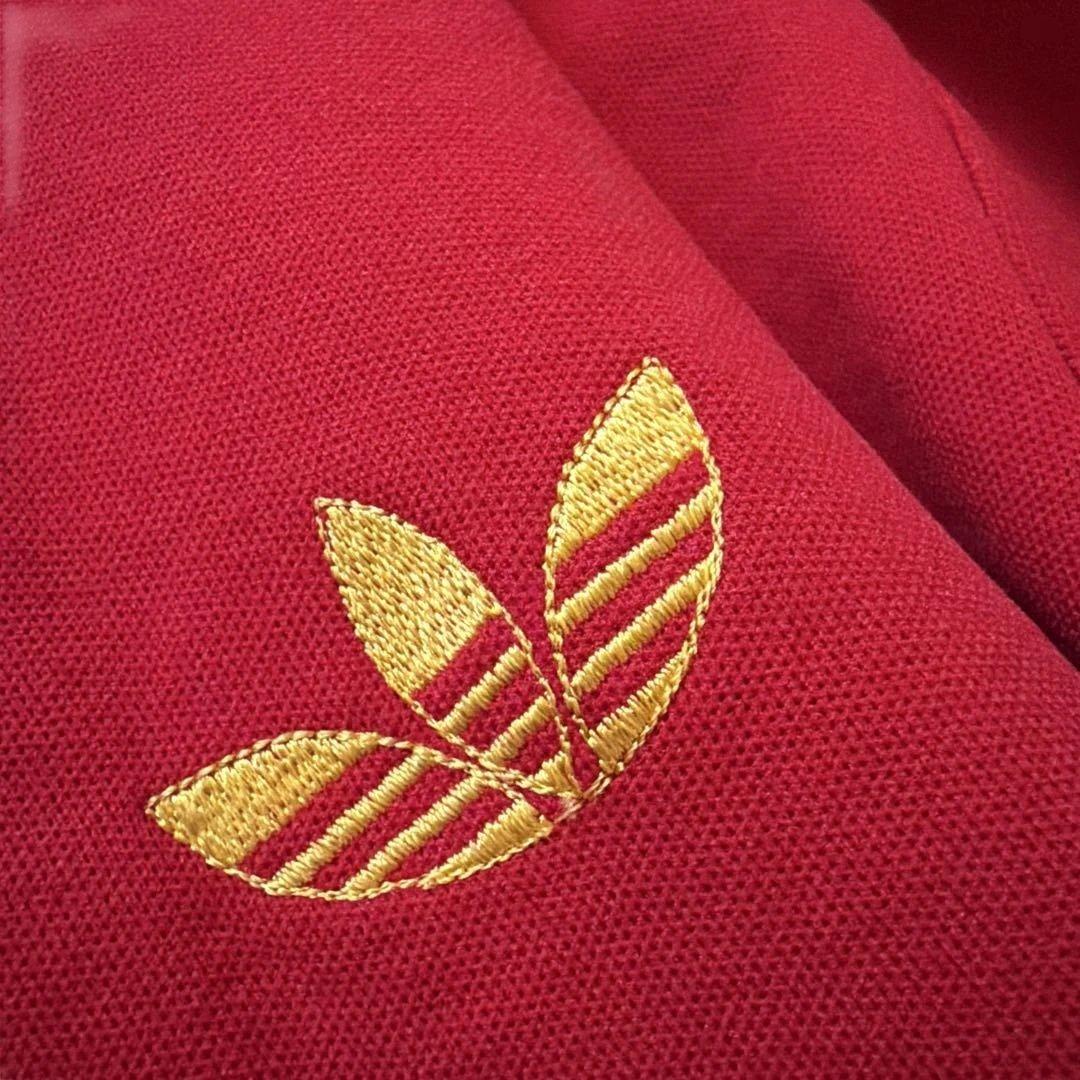 70's 80's adidas アディダス トラックジャケット レッド 4号
