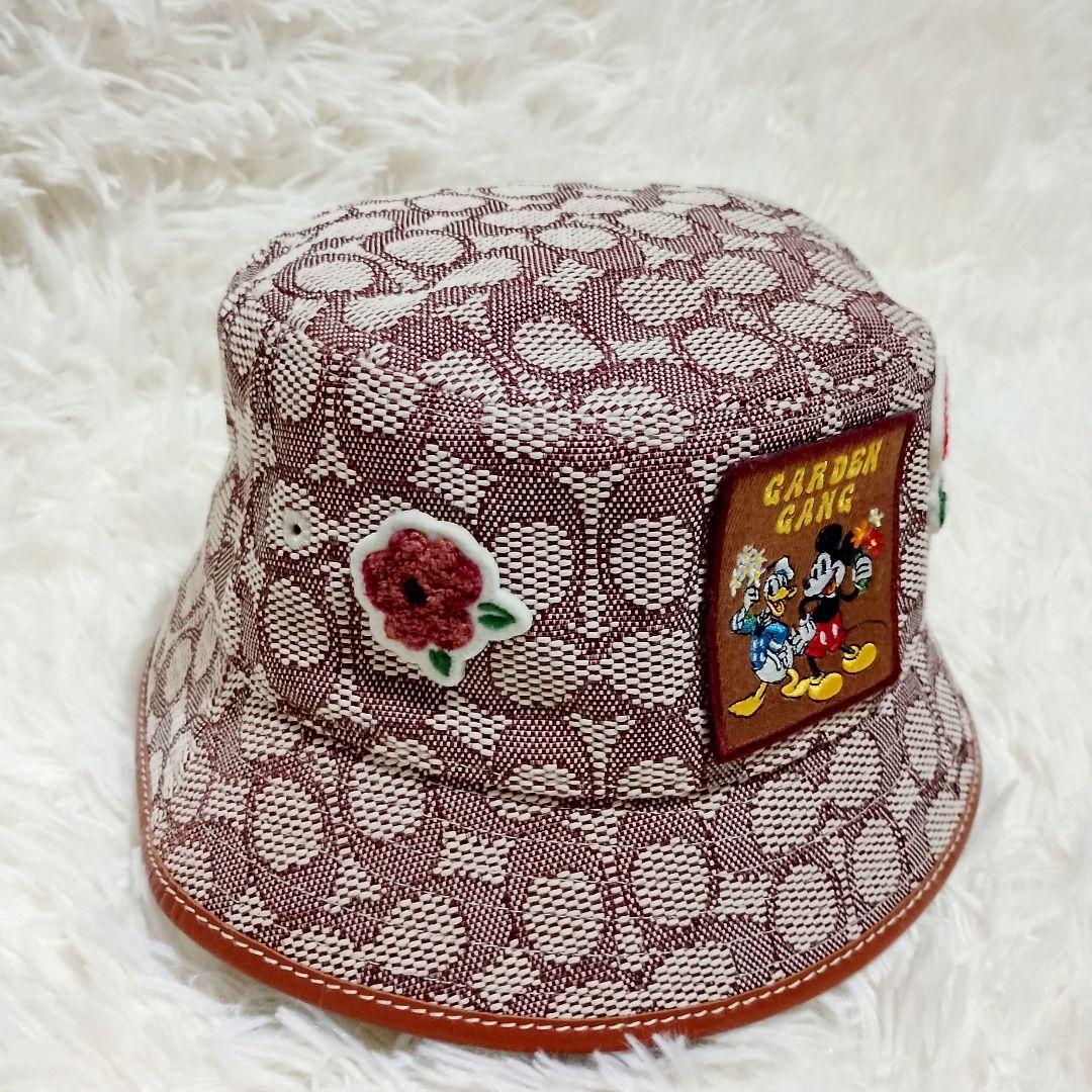 限定　美品　COACHx Disneyコラボ　バケットハット