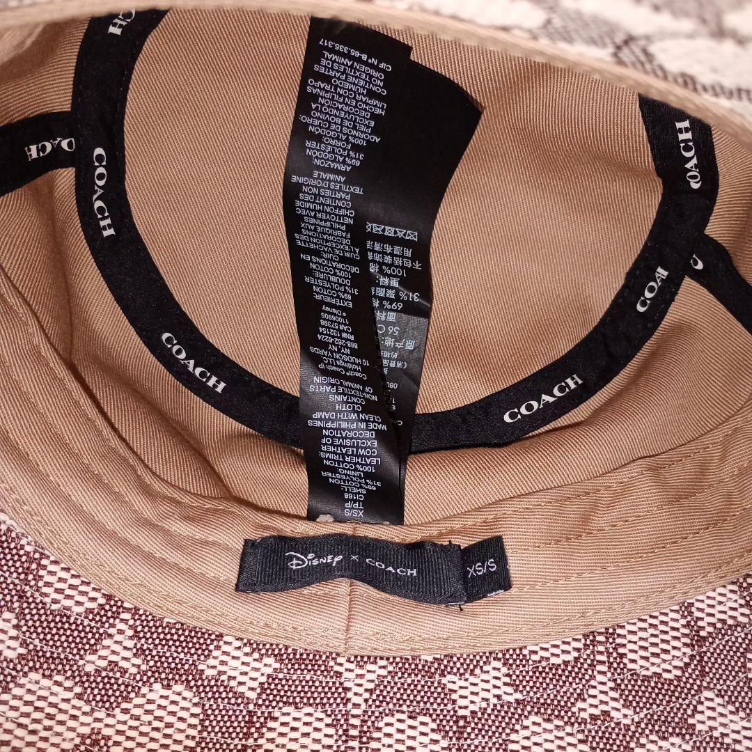限定　美品　COACHx Disneyコラボ　バケットハット