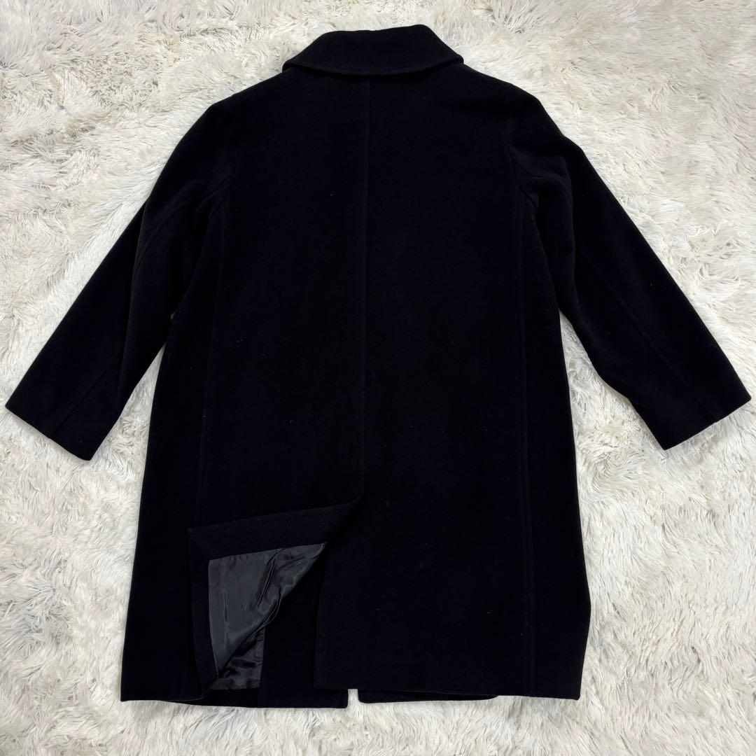 美品 MACKINTOSH LONDON 日本製 黒 ウール ステンカラーコート