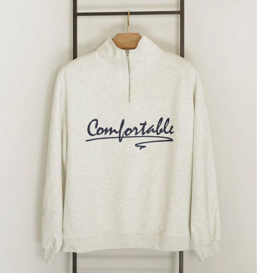 COMFY Half Zip Sweat 岩岡徹