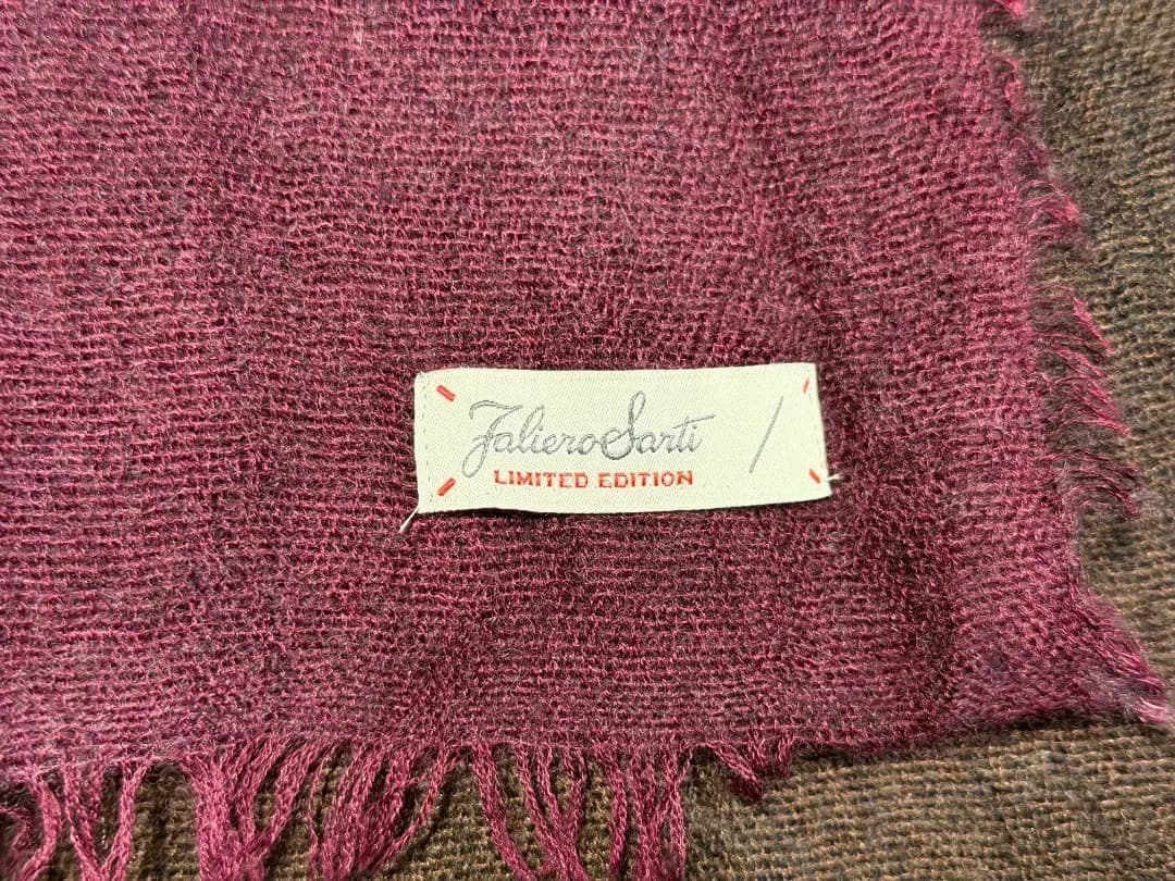 Faliero Sarti カシミヤ　シルク　限定版 ストール