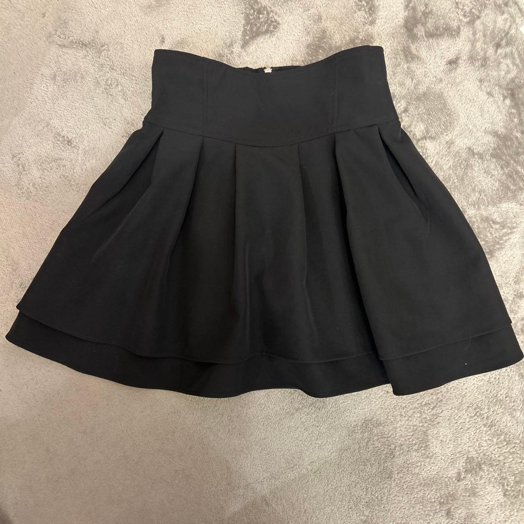 ミシェルマカロン 美脚スカート ブラック L