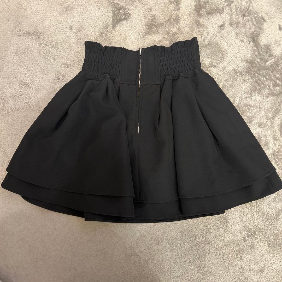 ミシェルマカロン 美脚スカート ブラック L