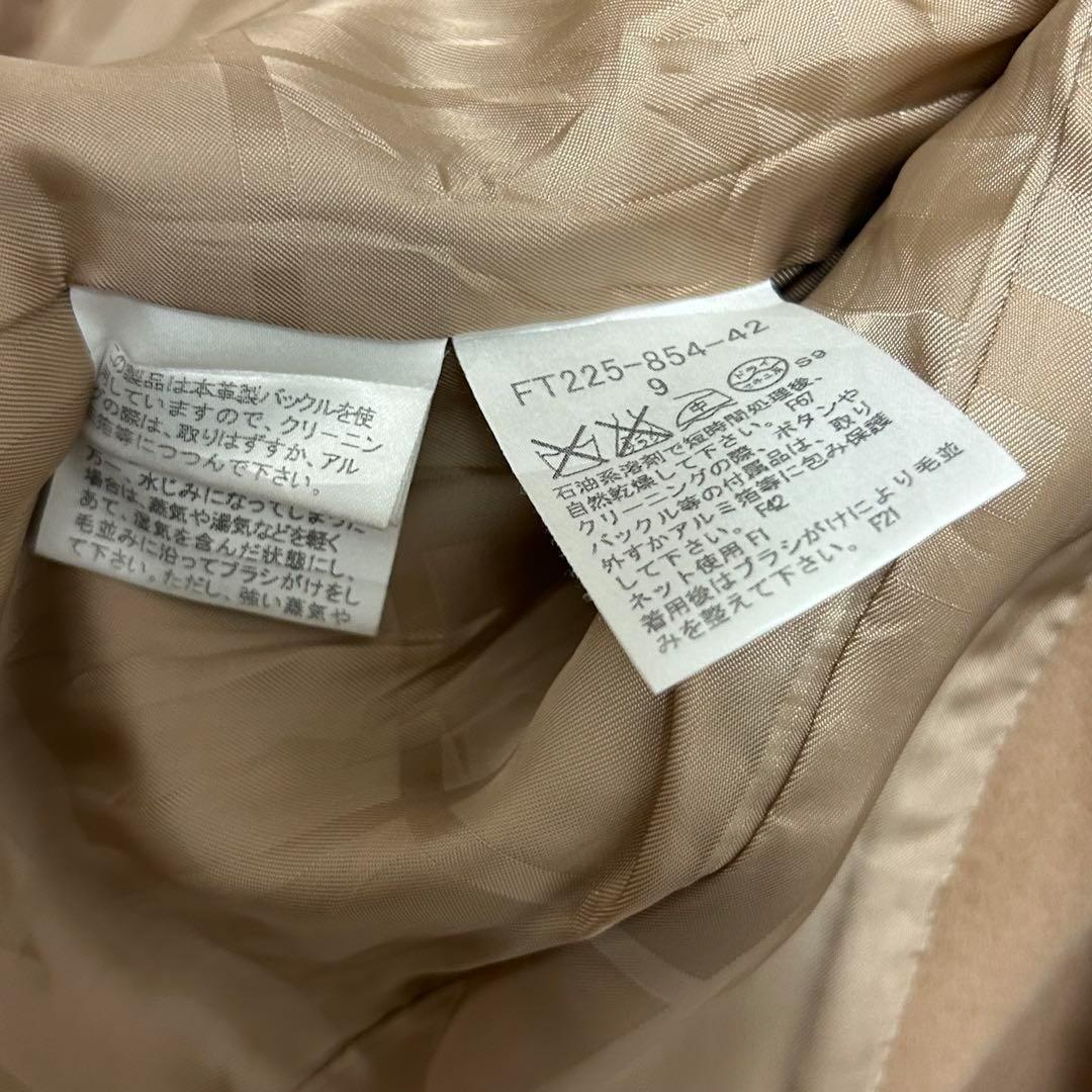 BURBERRY LONDON バーバリー　ウールコート　9　ブラウン系