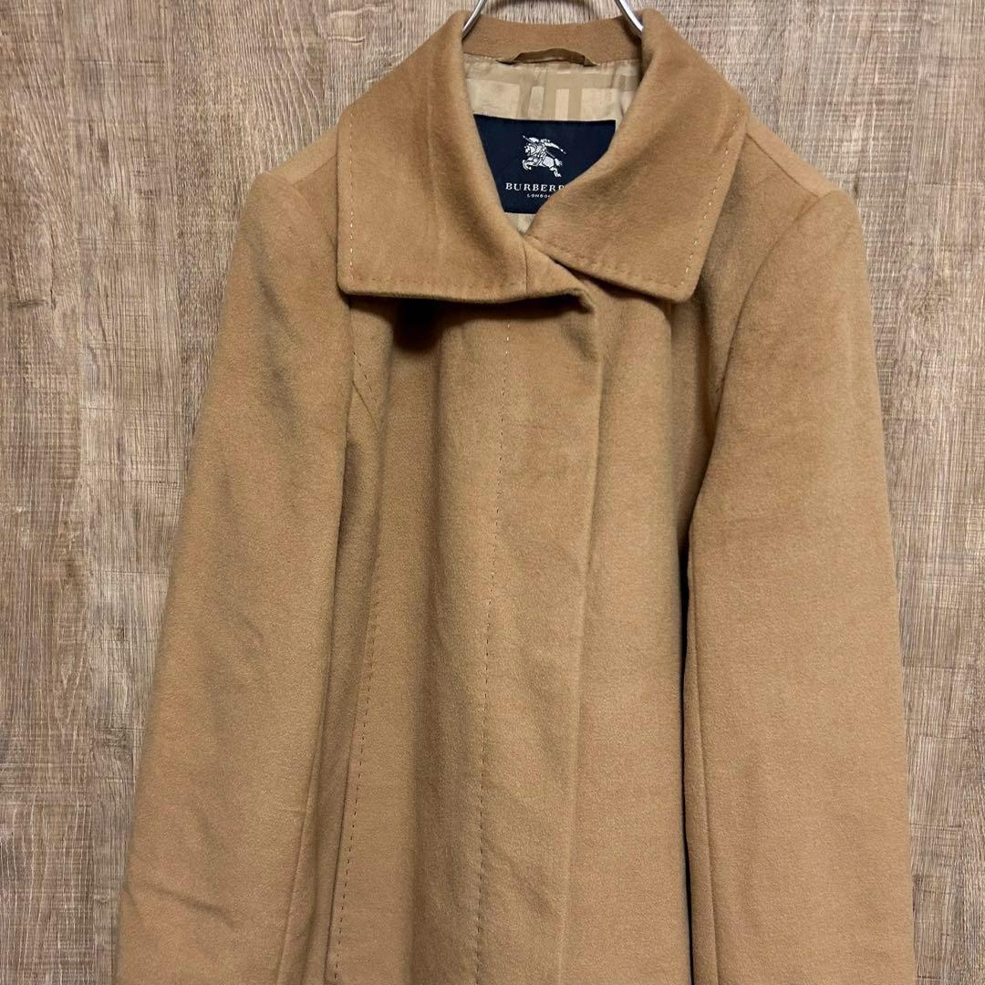 BURBERRY LONDON バーバリー　ウールコート　9　ブラウン系