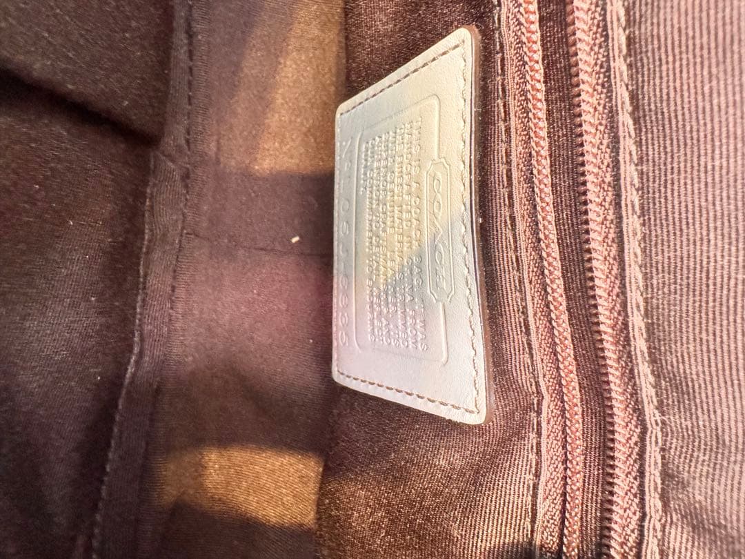 【美品】　COACH ショルダーバッグ ブラウン