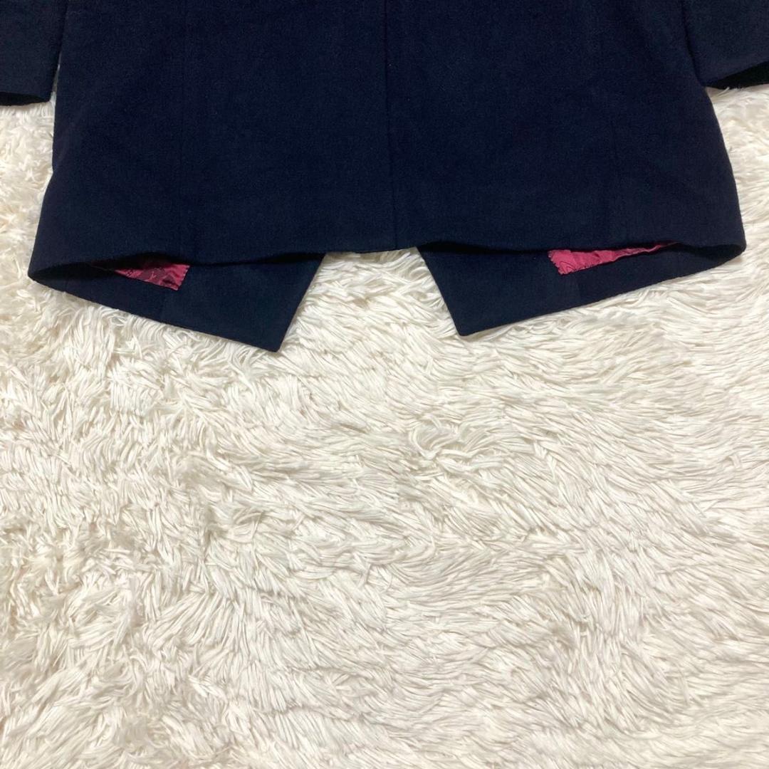 希少 Lサイズ ヴィヴィアンウエストウッドマン コート 変形 ウール ネイビー